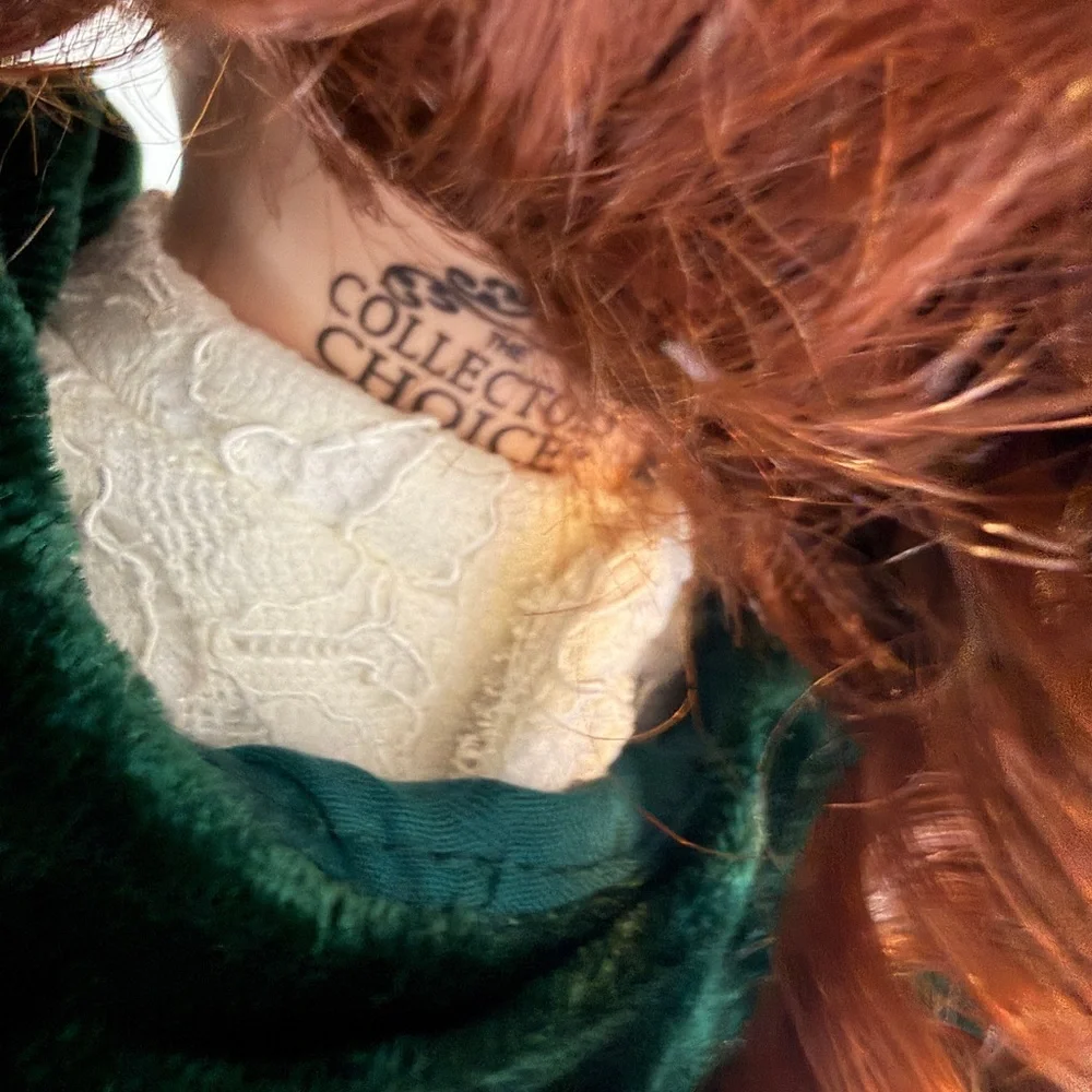 Collector Choice VTG Porcelain Doll Bisque Limited Edition Stand Collectible - Picture 14 of 15